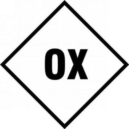 Accuform NFPA PLACARD INDIVIDUAL HAZARD NAP200OXY NAP200OXY